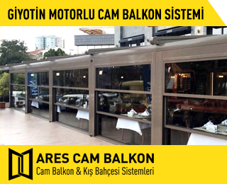 Giyotin Motorlu Cam Balkon Sistemi